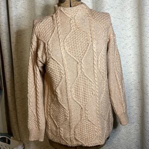 Tan semi turtle neck sweater